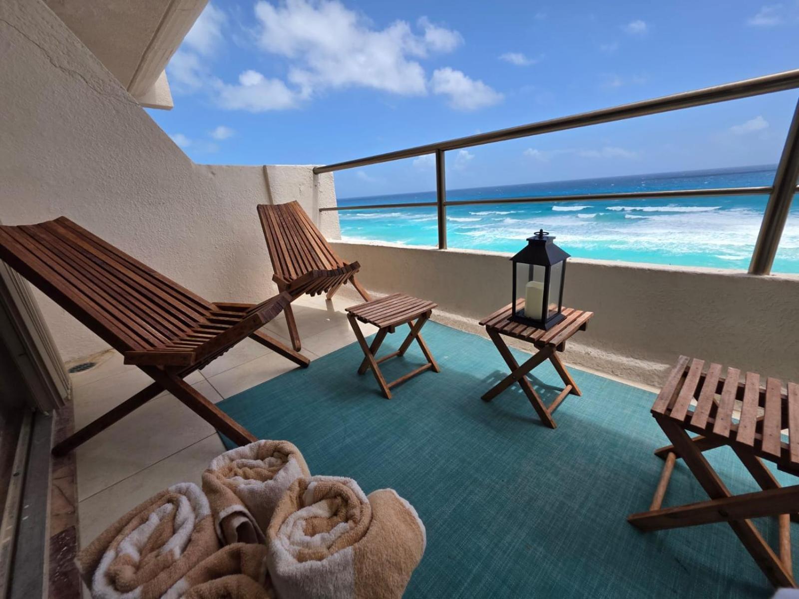 Perfect Vacation Getaway,Ocean View,Wifi, Beach Cancún Kültér fotó